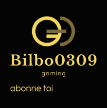 a logo for bilbo 0309 gaming is shown