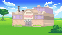a cartoon illustration of a freesmart store