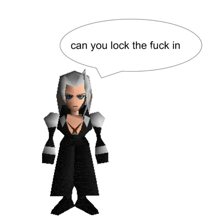 a cartoon character says " can you lock the fuck in " in a speech bubble