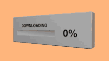 a downloading bar shows that 45 % is being downloaded