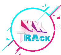 a logo for nk track is displayed in a circle