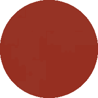 a red circle on a white background with a border