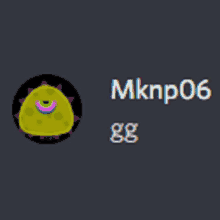 a picture of a monster with the name mknp06 written above it