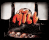 a cartoon drawing of a hand with the words " the milk " on it