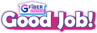 a logo for gfiber prepaid says good job