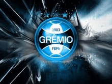 a logo for gremio ffpa with a blue background