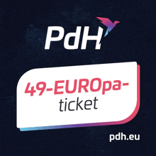 a pdh 49-europa ticket is being advertised