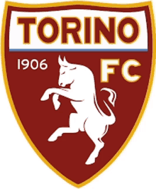 a torino fc logo with a bull and the year 1906