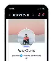 pranay sharma is a member of obsviry95 and has joined may 2022