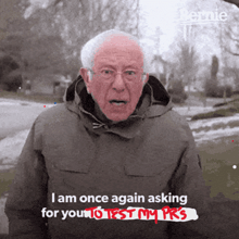 a man says i am once again asking for your to test my prs