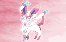 a cartoon drawing of a pink and white pokemon