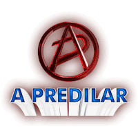 a logo that says a predilar in blue and red