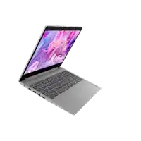 a laptop with a purple screen and the word lenovo on it