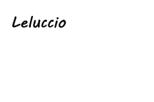 a white background with the name leluccio written on it