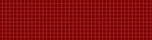 a red checkered background with white lines