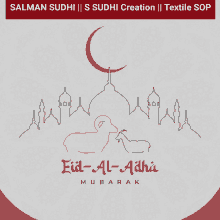 a poster for salman sudhi 's sudhi creation textile sop