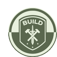 Build Logo Sticker