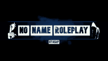 a banner that says no name roleplay with a man in a hoodie