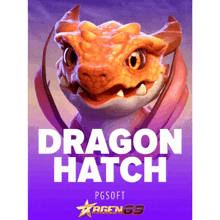 a poster for dragon hatch shows a dragon with wings