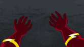 a cartoon character with a lightning bolt on his chest is covering his face