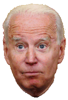 a close up of joe biden 's face with his eyes closed