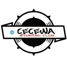 a logo for cecewa tuning club with a blue check mark on it