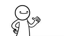a black and white drawing of a person with the words ' hhhh ' on the bottom