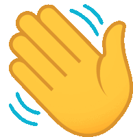 a yellow hand with blue lines on the fingers