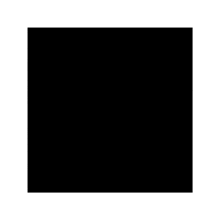 a black square on a white background with a white border .