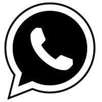 a phone icon in a speech bubble on a white background