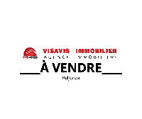 a logo for visavis immobilier agence immobiliere a vendre