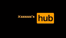 a logo for kzzzzz 's hub is on a black background