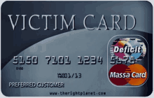 a victim card from mastercard with 5150 7101 1234 5678 on it