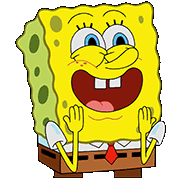 a cartoon of spongebob squarepants wearing a suit and tie