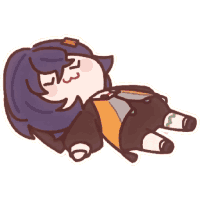 a drawing of a person laying on their back