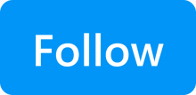 a blue button with the word follow in white letters