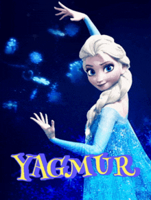 a picture of a cartoon character with the name yagmur