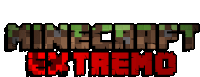 a logo for a video game called minecraft extreme