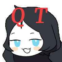 a cartoon of a girl with the letter t on her head