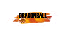 a logo for dragonball with a purple background