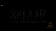 a black background with the word salam in gold letters