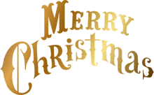 a gold colored merry christmas sign with a white background