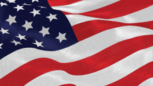 a close up of an american flag with stars and stripes