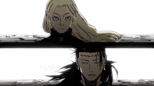 a drawing of a man and a woman with the word nsnlxd on the bottom right