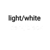 a white background with the words light / white written on it