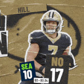 New Orleans Saints (17) Vs. Seattle Seahawks (10) Second Quarter GIF