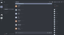 a screenshot of a discord app with a welcome message