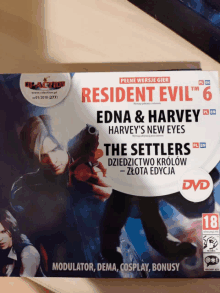 resident evil tm 6 edna & harvey harvey 's new eyes the settlers modulator dema cosplay bonusy dvd