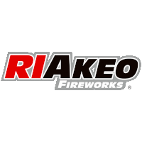 a logo for riakeo fireworks is shown