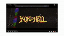 a video of a band called kordhell